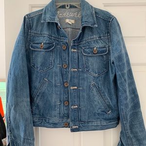 Madewell denim shrunken jacket